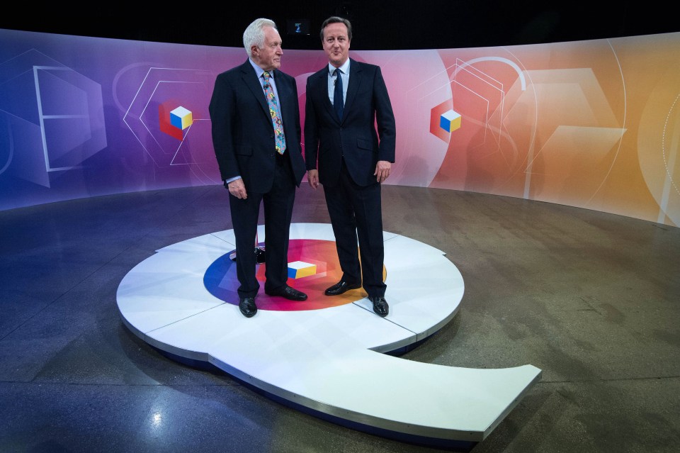  Prime Minister David Cameron appeared in a special referendum edition of BBC One's Question Time