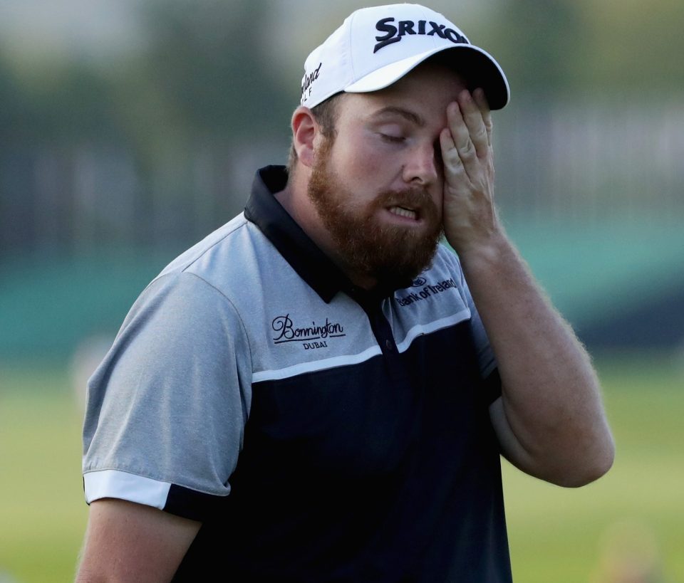  Shane Lowry was one of many golfers beaten up by the Oakmont course