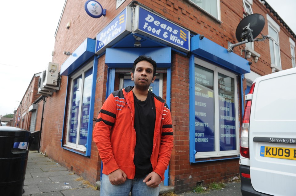  Hero Lushan works in the evening at the corner shop to fund his Electronics course at Salford University