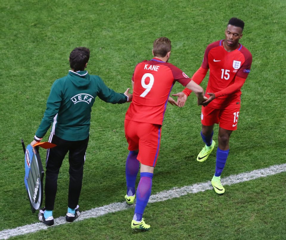 Harry Kane came on for Daniel Sturridge in the second half