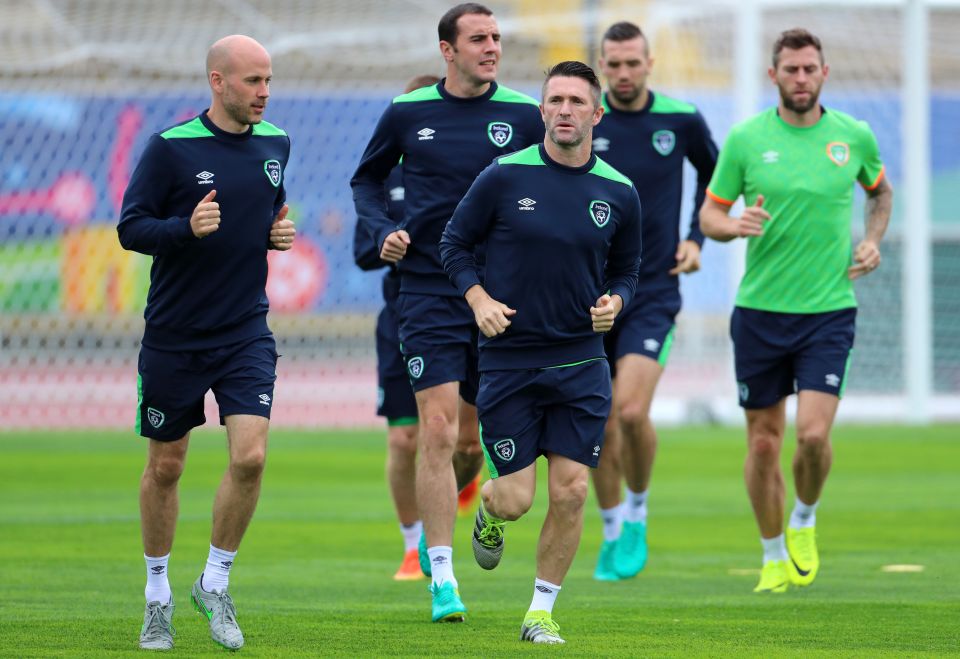 Ireland striker Robbie Keane will be hoping to fire the Boys in Green through