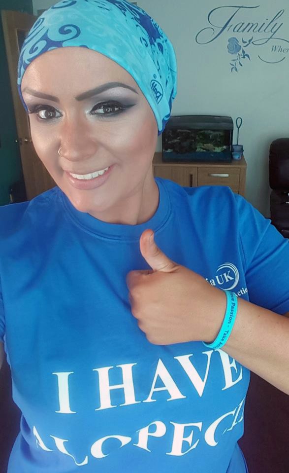  When her friend entered her into Miss Bombshell Beauty Pageant, she plucked up the courage to take centre stage and raise awareness for Alopecia UK