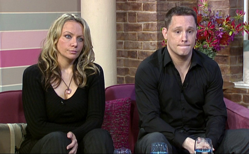  Jennie Gray and Ben Butler appearing on This Morning playing the victims after Ellie was handed back into their care