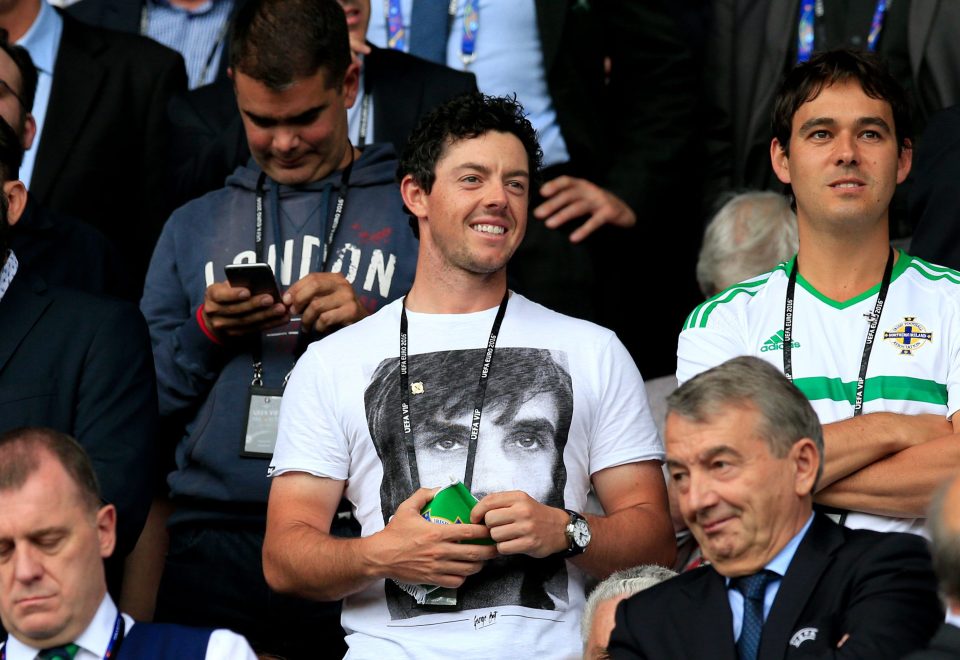  McIlroy was in Paris to see Ireland's plucky 1-0 defeat by Germany