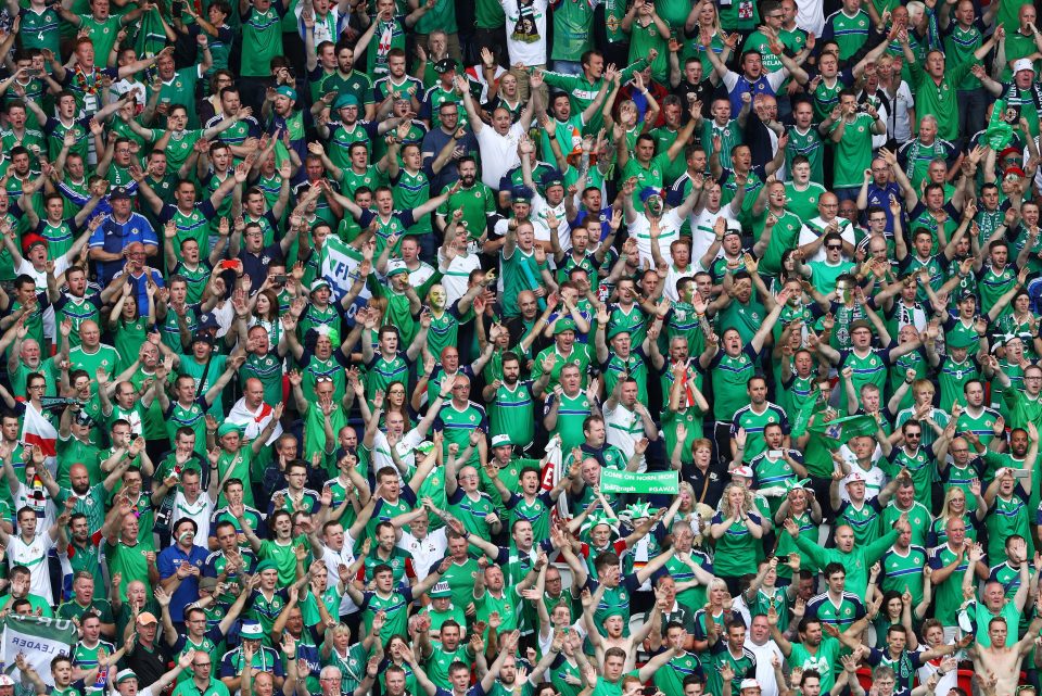  Northern Ireland supporters stayed in the Parc Des Princes to party