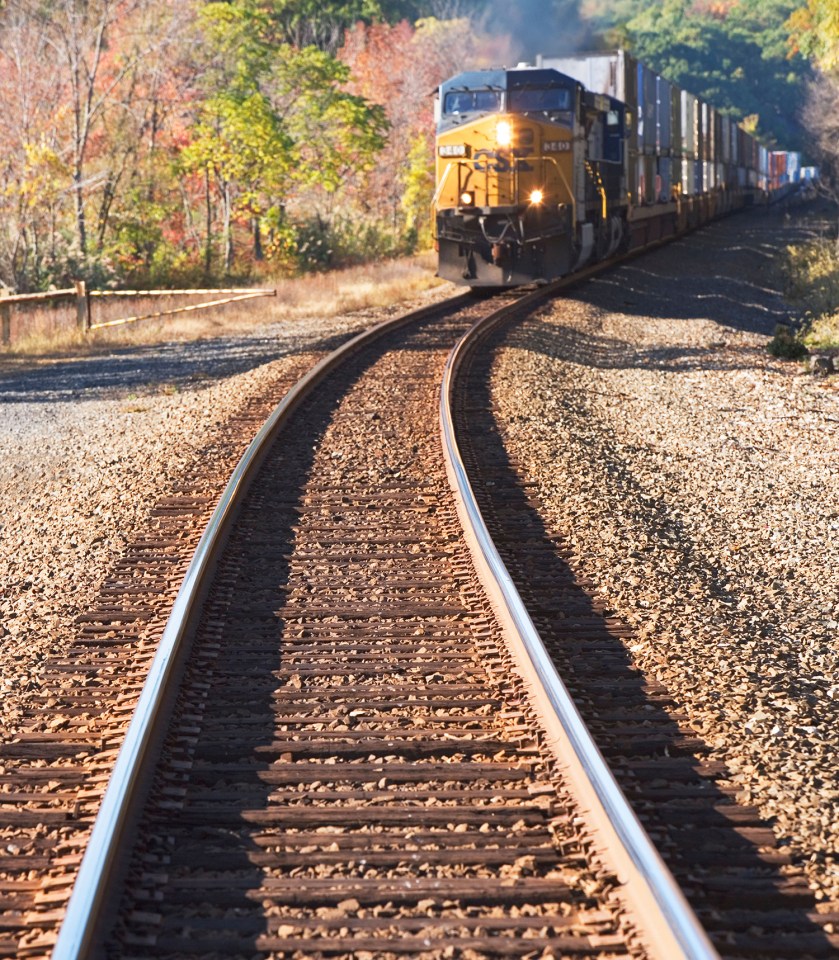  British Transport Police issued a warning that train lines are very dangerous with freight trains travelling at extremely high speeds