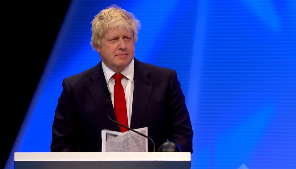  Boris Johnson telling the audience at Wembley Arena that voting Leave could mean our 'Independence Day'