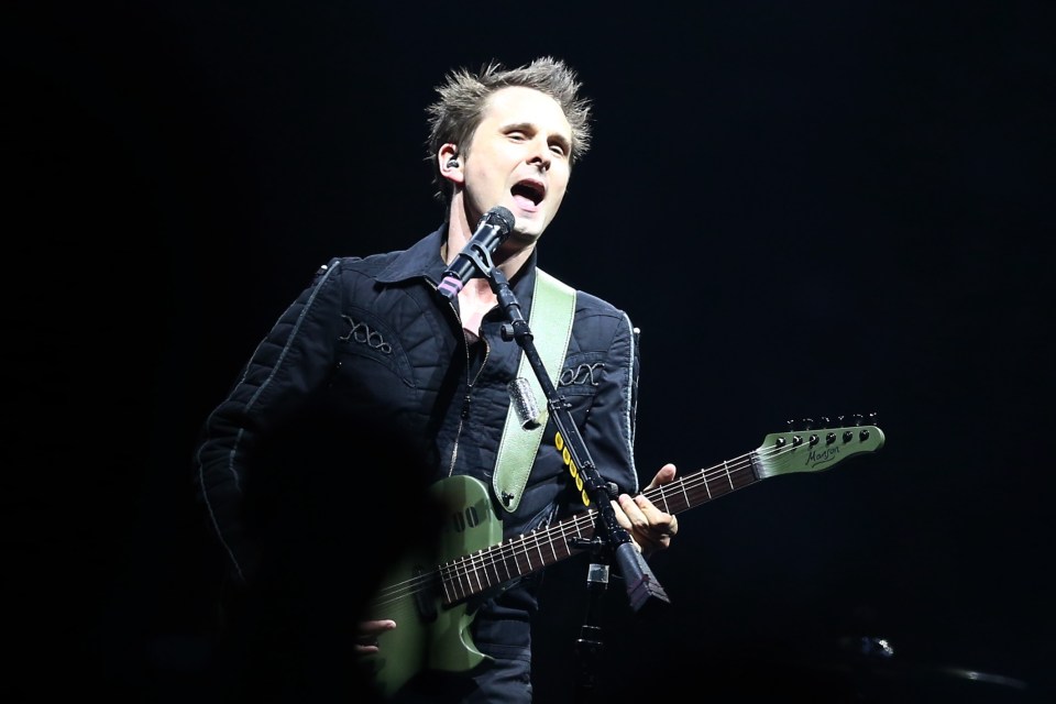  Matt Bellamy reckons it's inevitable that something will go wrong with their Glasto set