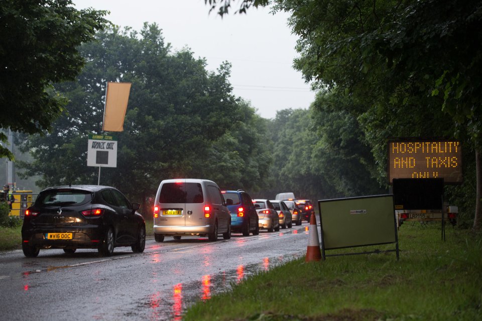  Revellers have reported being stuck on 25 hour queues