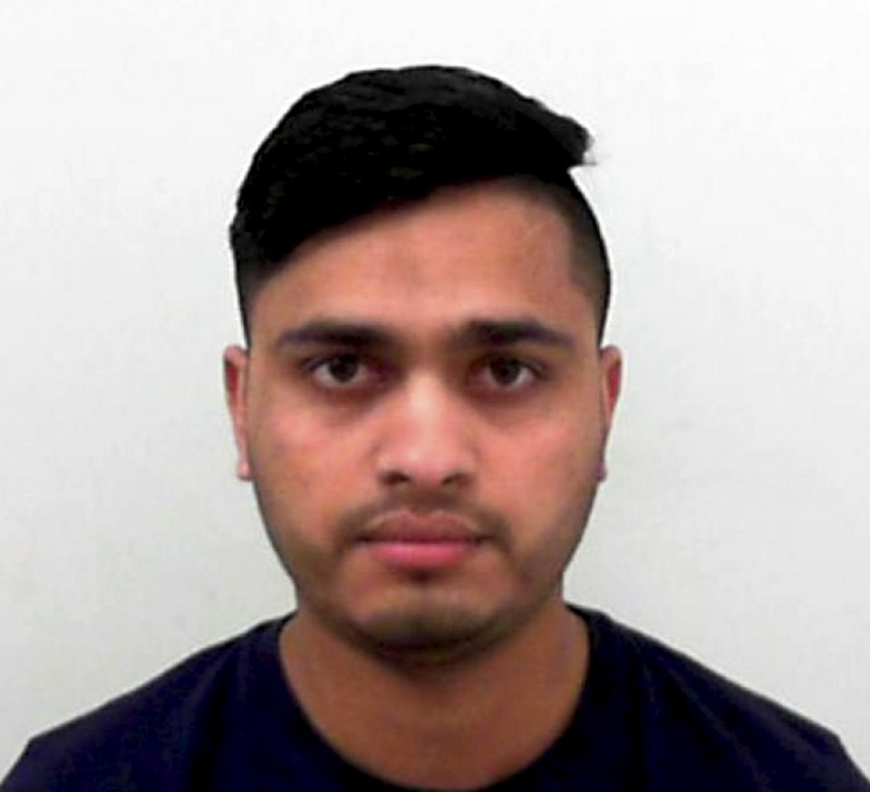 Mohammed Afzal. See SWNS story SWTEXT; A 23-year-old man who posed as a taxi driver to pick up a woman in Bristol who he later attempted to rape has been jailed for five years and four months. Mohammed Afzal, of no fixed address, was driving around Bristol city centre in the early hours of Thursday 14 April 2016, when he stopped to pick up a 22-year-old woman who thought she was getting into a taxi. Afzal drove her to an unknown venue where he attempted to rape her. He was sentenced to five years and four months' imprisonment and an additional three year extended licence at Bristol Crown Court today (21/6) after previously admitting a charge of attempted rape. He¿ll also be on the Sex Offenders¿ Register for life. Investigating officer Acting Det Sgt Laura Miller said: ¿Afzal posed as a taxi driver and can be seen on CCTV footage driving around Bristol city centre looking for someone to target.