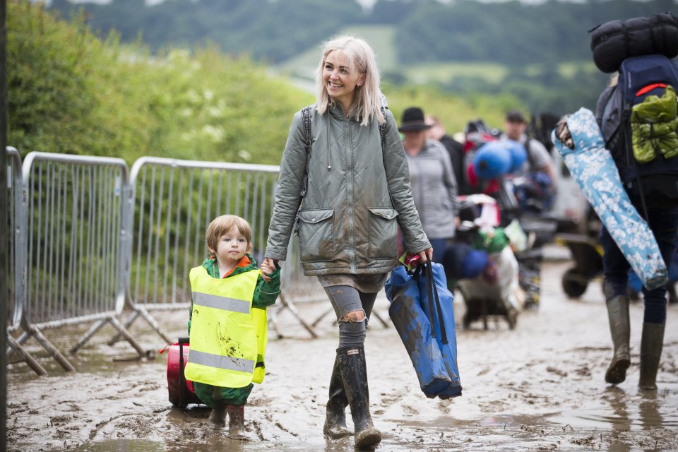  Glastonbury Festival's youngest fan?