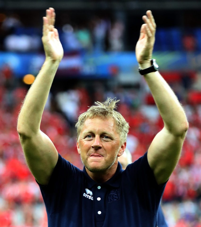  Pull the other one... Iceland's footie manager Heimir Hallgrimsson is a part-time dentist