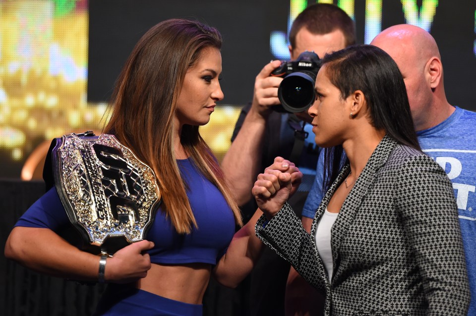  First defence: Miesha Tate will take on Amanda Nunes at UFC 200