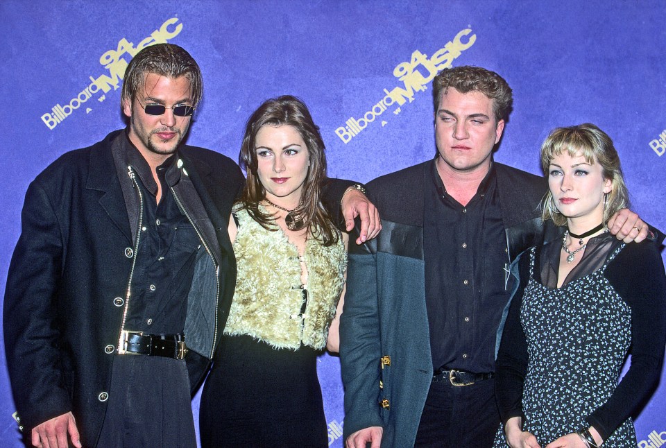 Remember this fab foursome? The nineties version of ABBA were pictured in 1994