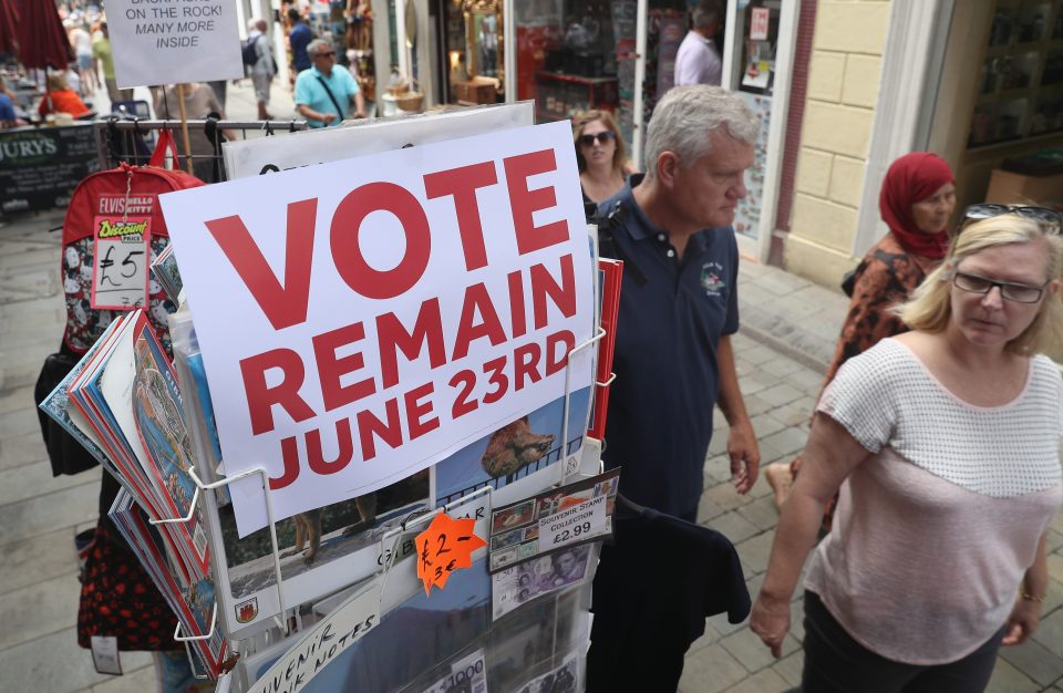 Gibraltar EU Britain Spain Brexit 