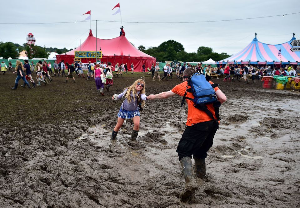  This year's event is already looking pretty muddy