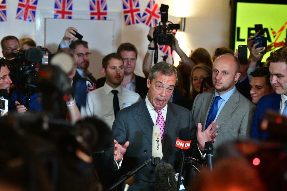  'We'll win the war' ... Nigel Farage opens up to media in Westminster