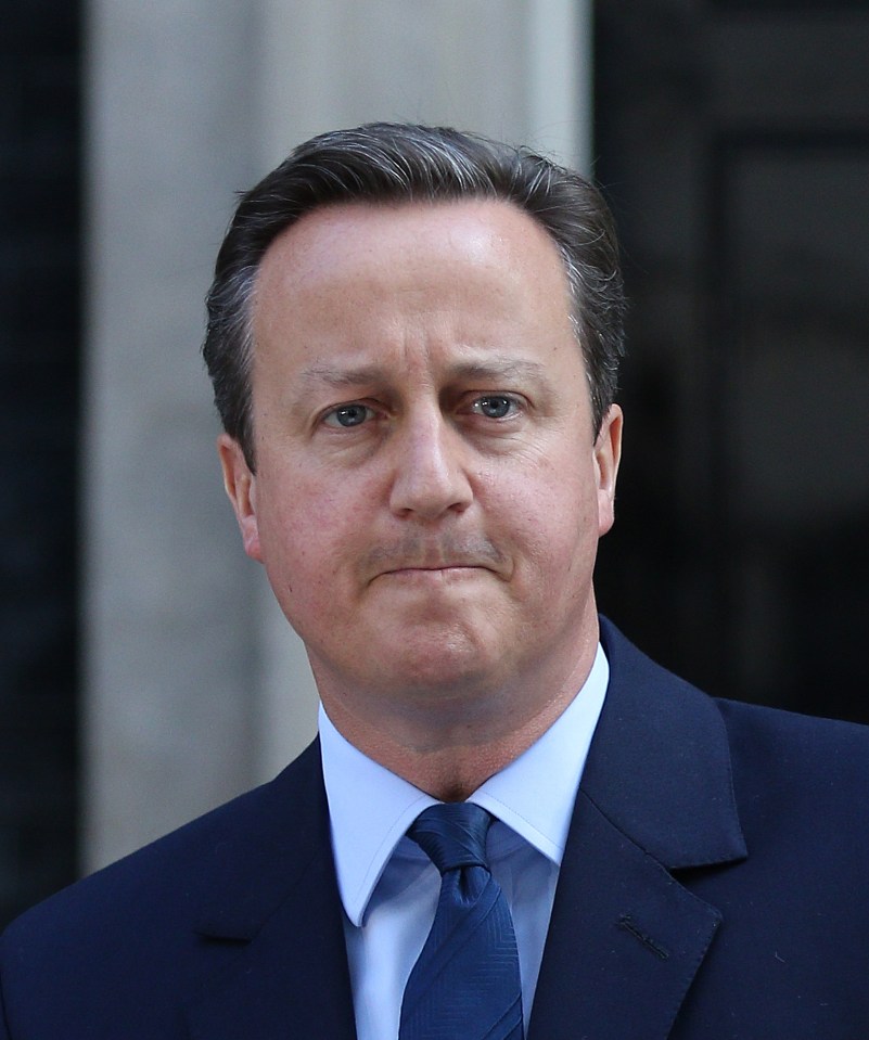  Loser: Cameron appeared on the verge of tears when announcing his resignation on television