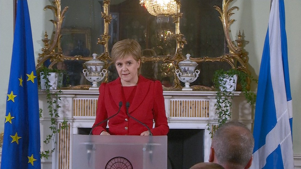  Nicola Sturgeon says she will call a second a second Indy Ref, which could lead to the break-up of the United Kingdom