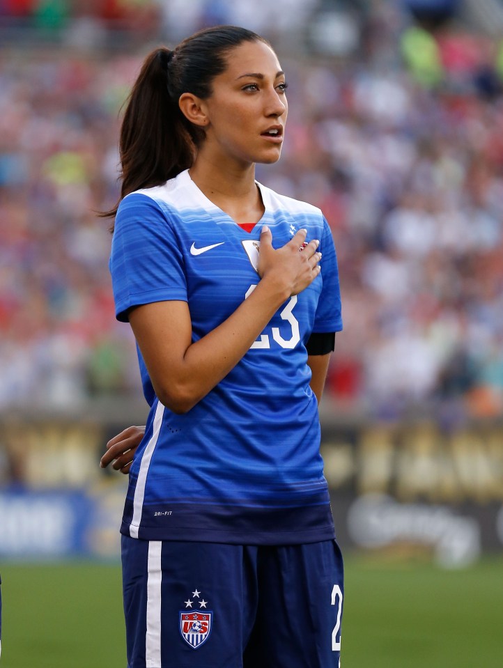  Christen Press, who plays for the USA Women's Football Team was happy to go naked for the shoot