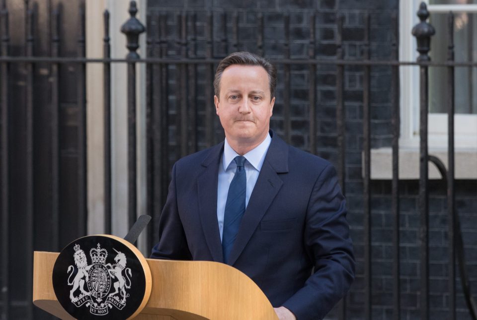  Cameron accepted defeat with dignity and rightly resigned