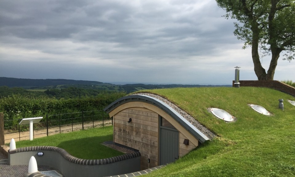  The bunker is tucked away in the Welsh hillside, and promises an unforgettable getaway