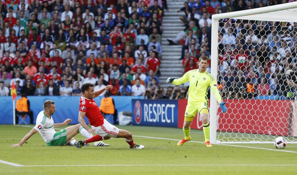  Northern Ireland conceded just 15 minutes from time to put them out of Euro 2016