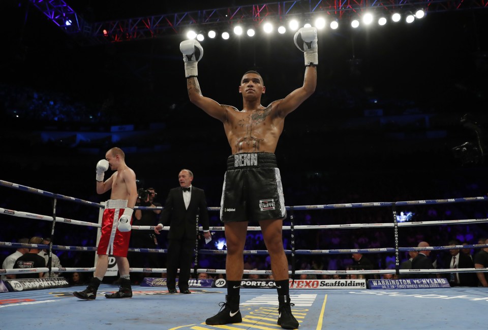 Benn has made an impressive start to his boxing career as he looks to follow in the footsteps of his dad Nigel