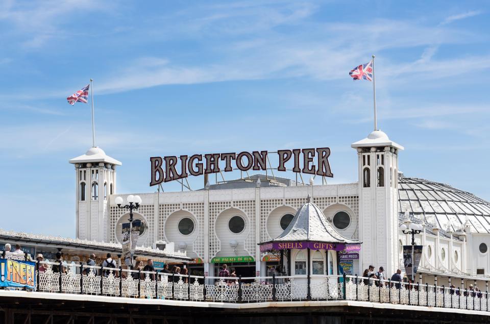 The five-year-old was abandoned in Brighton after arriving their earlier with her mother