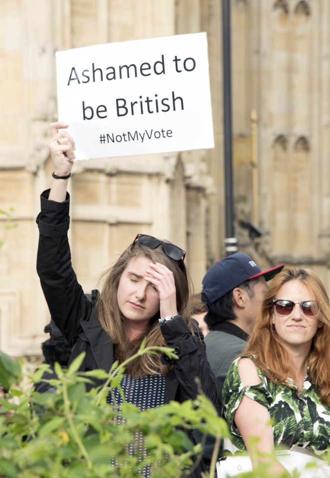 Brexit protest