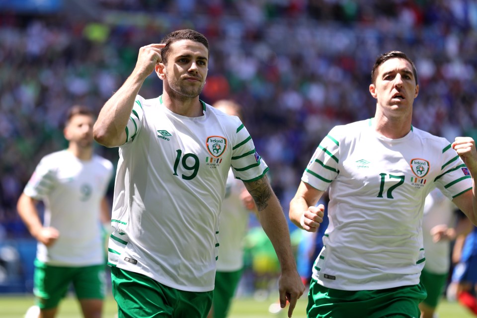 Robbie Brady was a member of Republic of Ireland's Euro 2016 squad