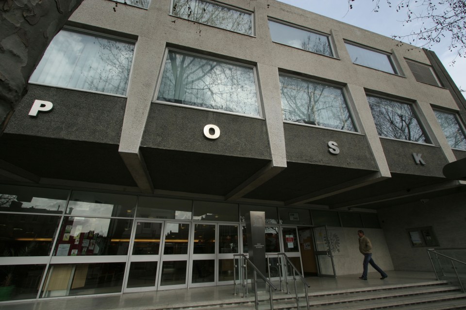  Attacked ... the centre in Hammersmith was smeared with 'Go Home' messages