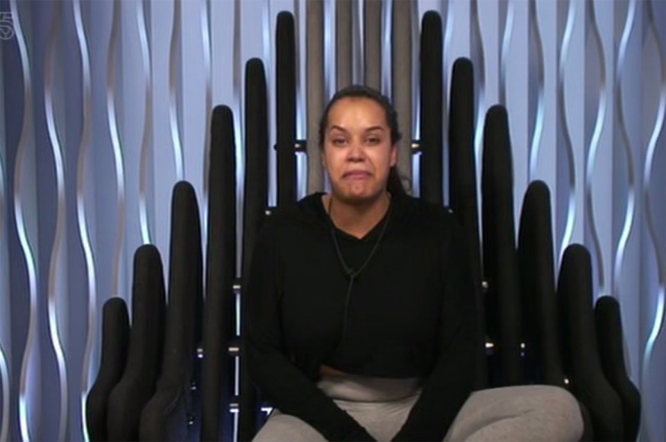  The mum-of-one told Big Brother she 'couldn't live' with Andy