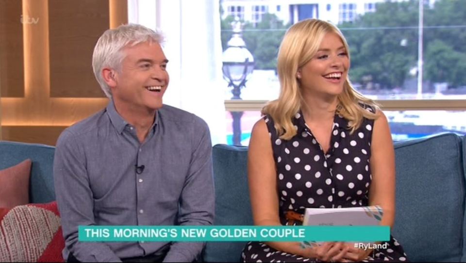  Holly and Phil were delighted by Rylan's news