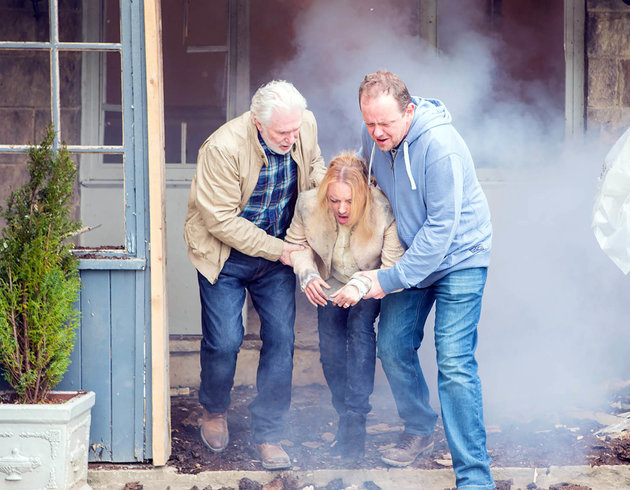 Nicola is pulled to safety by Ronnie and Dan, but her ordeal is far from over 