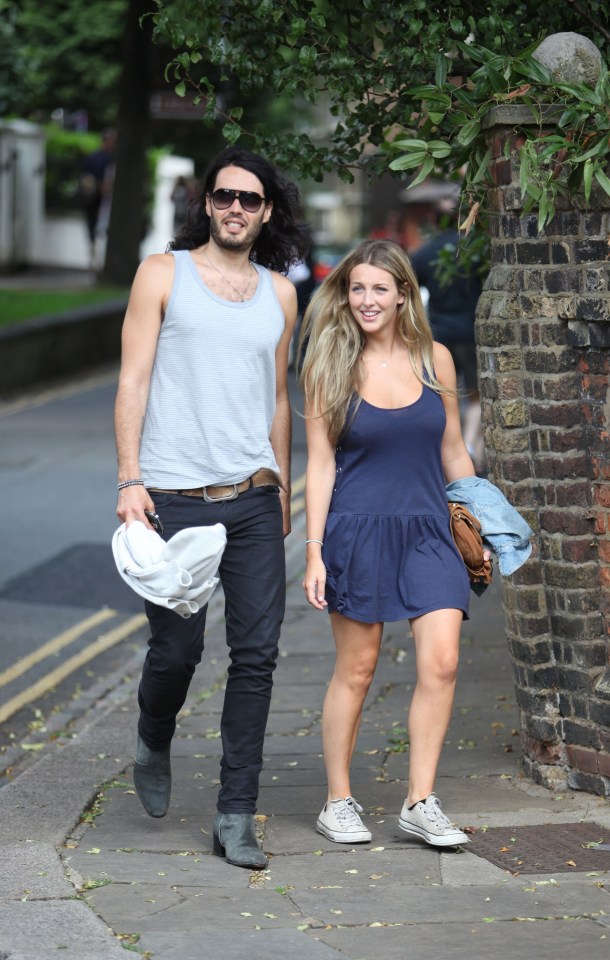  Weddy, steady, go ... Russell Brand has popped the question to long-term girlfriend Laura Gallacher