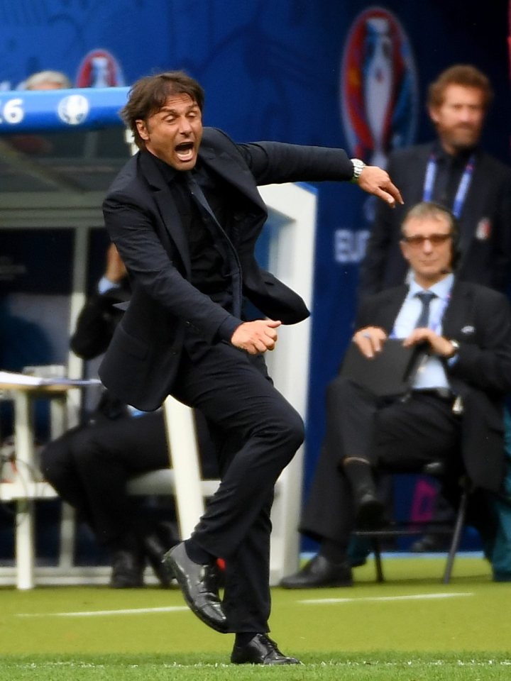  Conte was brilliant to watch with his touchline antics