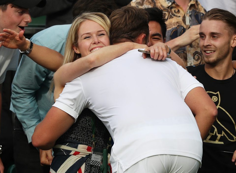  His girlfriend, Jenny, encouraged him to give his Wimbledon dream 'one last shot' when they met at Ellie Goulding concert