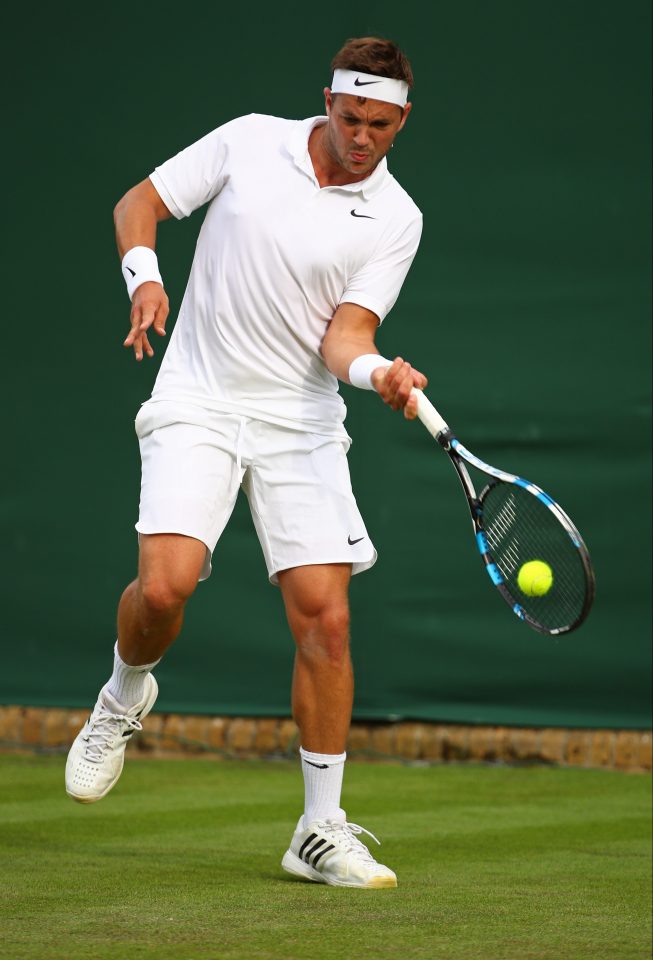 Boyfriend Marcus Willis sealed a sensational victory and was thrust into the Wimbledon spotlight as a result