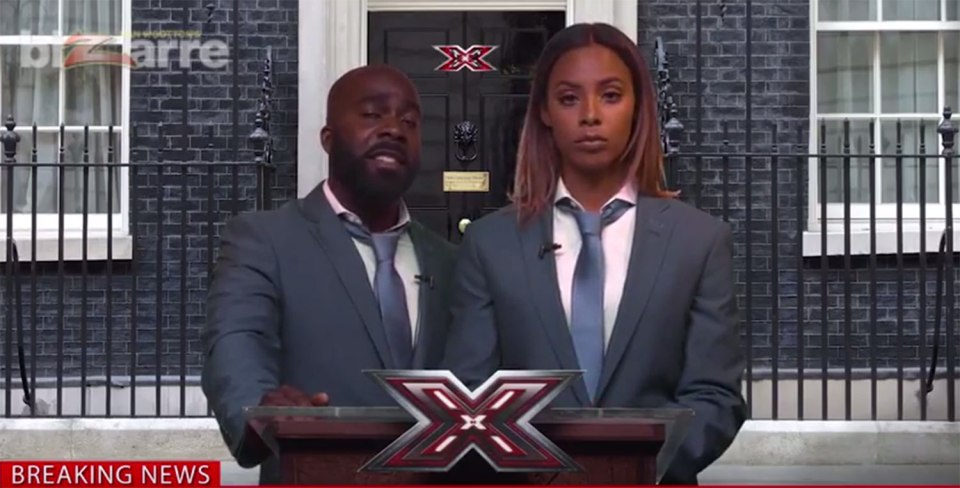  Rochelle and Melvin did a David Cameron style resignation speech