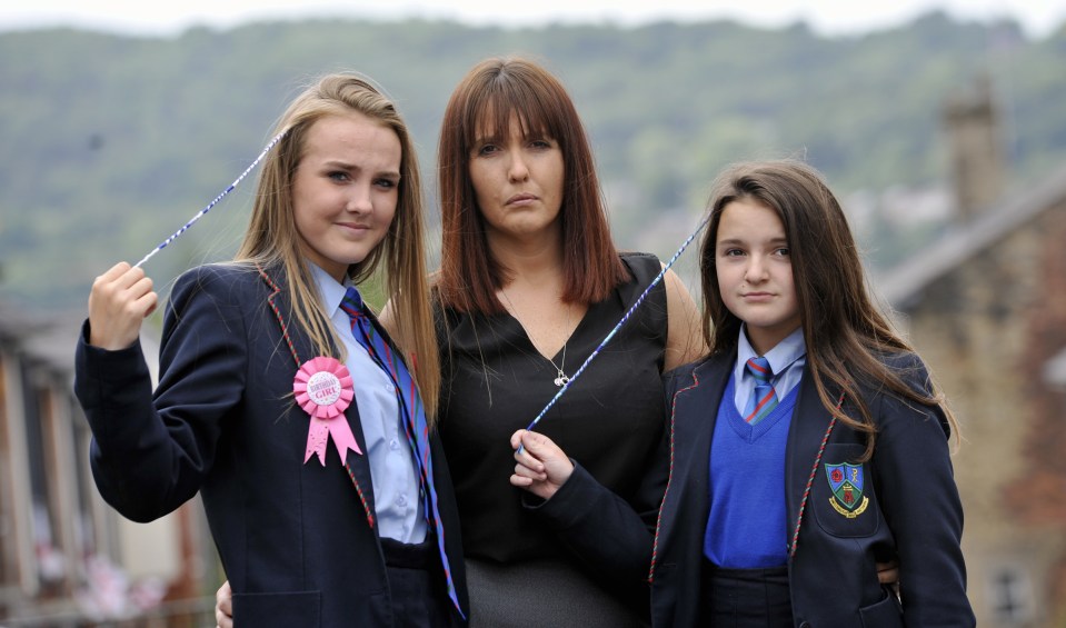 Furious mum Becky Gemmell thinks Ellie is being picked on by the school 