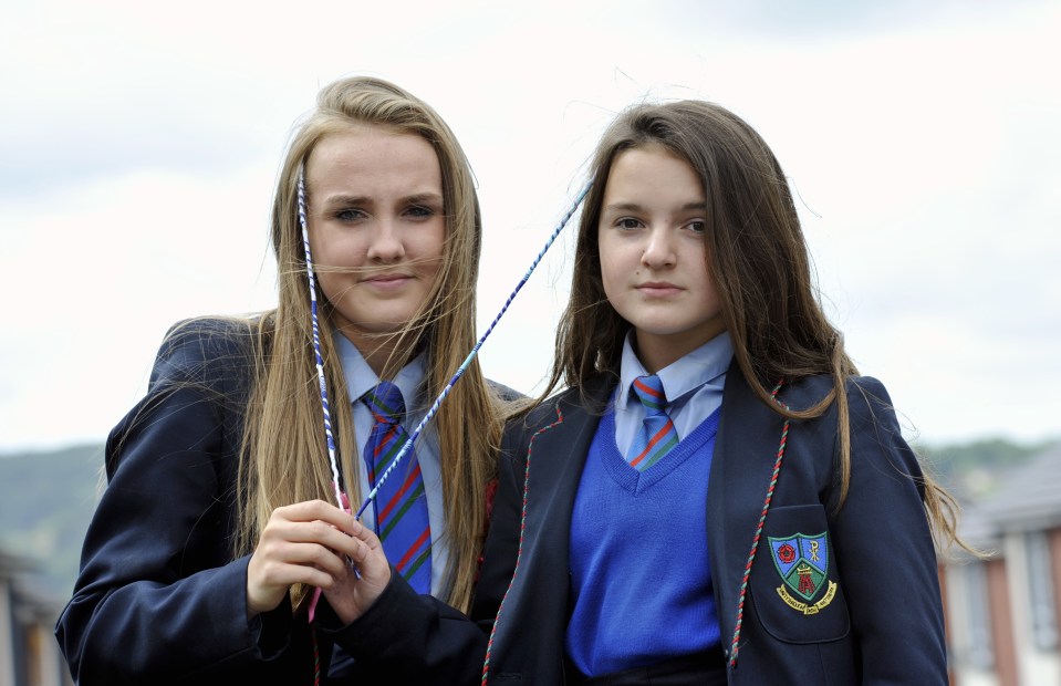 The girls say they are being forced to remove the braid or face being thrown out of the classroom