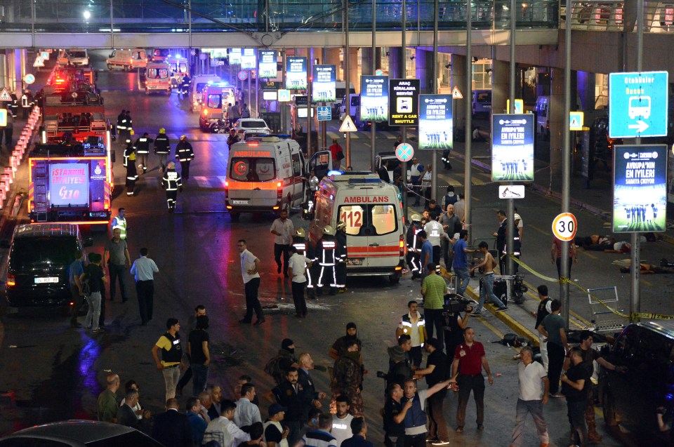  A total of three suicide bombers are believed to have been involved in the attack