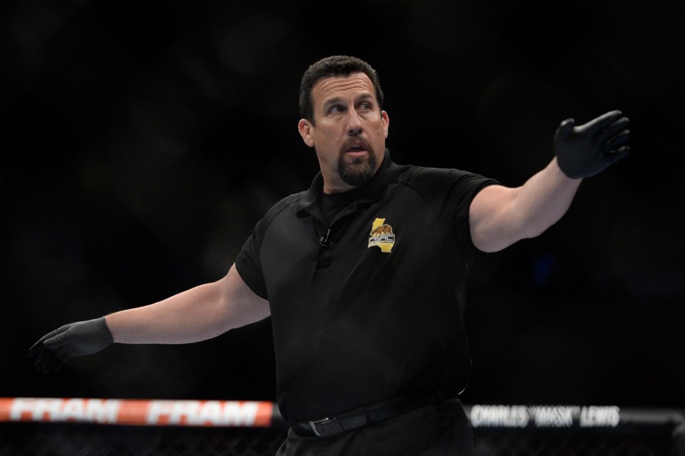 Wealth of experience: Referee 'Big' John McCarthy said Michael Page's KO was the 'hardest knee' he'd ever seen landed in a bout