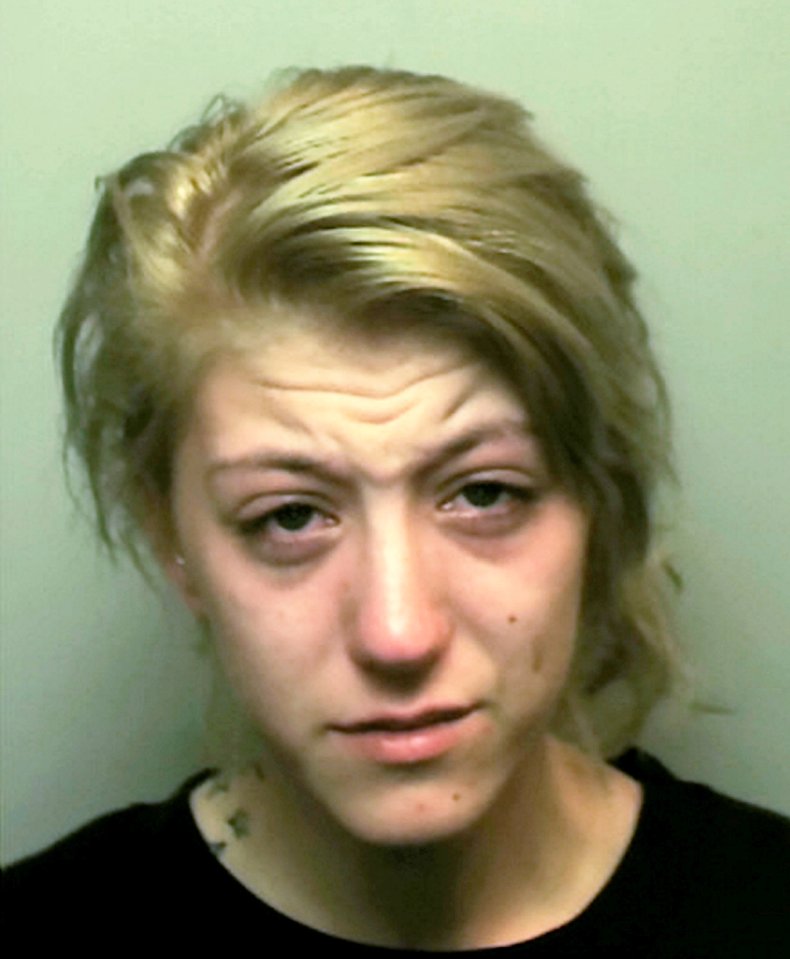  Twisted Kathryn Smith, 23, was jailed for life after stamping her defenceless daughter to death