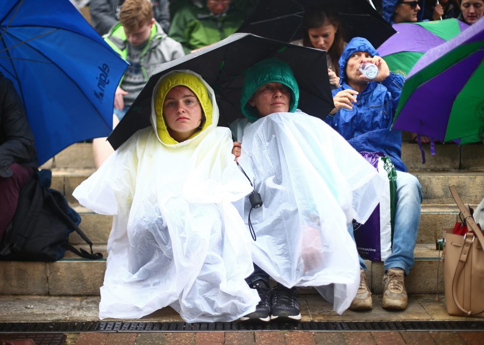  Spare a thought for the poor fans who are still waiting for some tennis