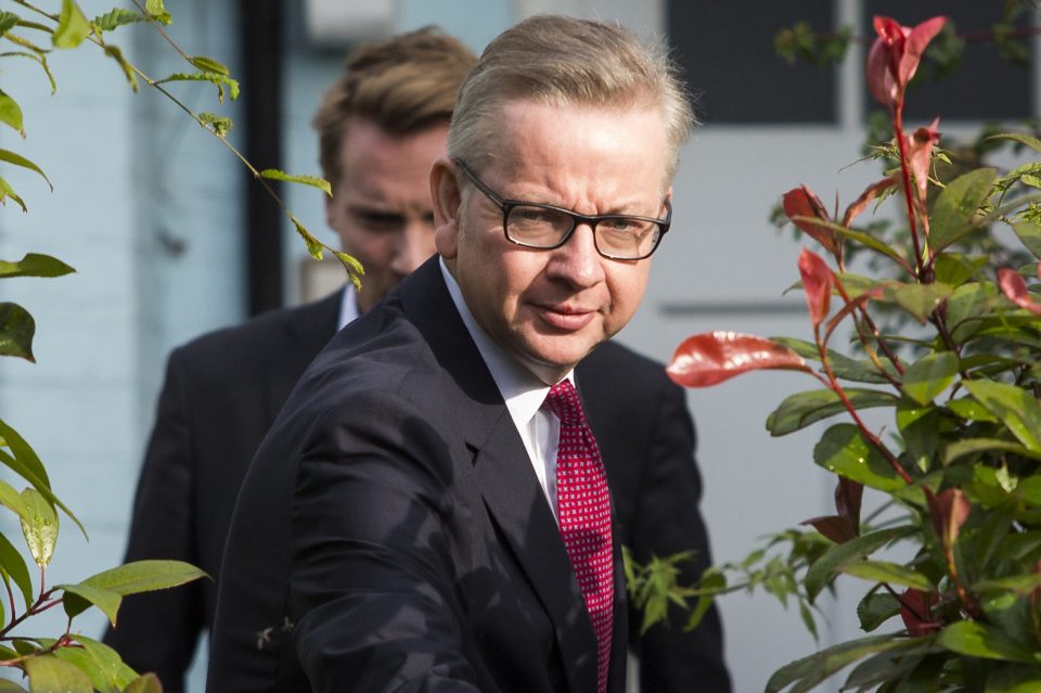 Justice Minister And Leading Brexit Campaigner Michael Gove Leaves Home