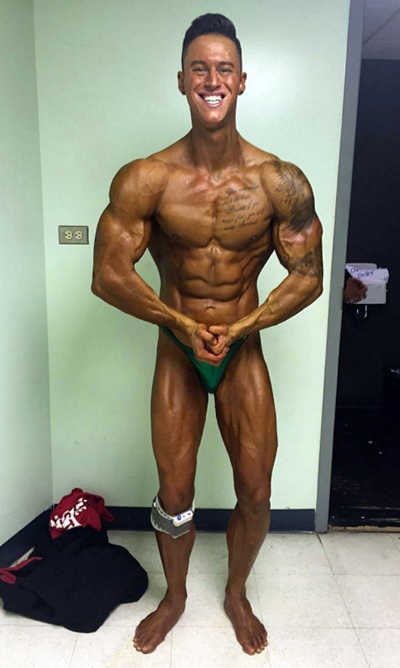  Three years on Shane entered the 2016 Provincial BodyBuilding Comp