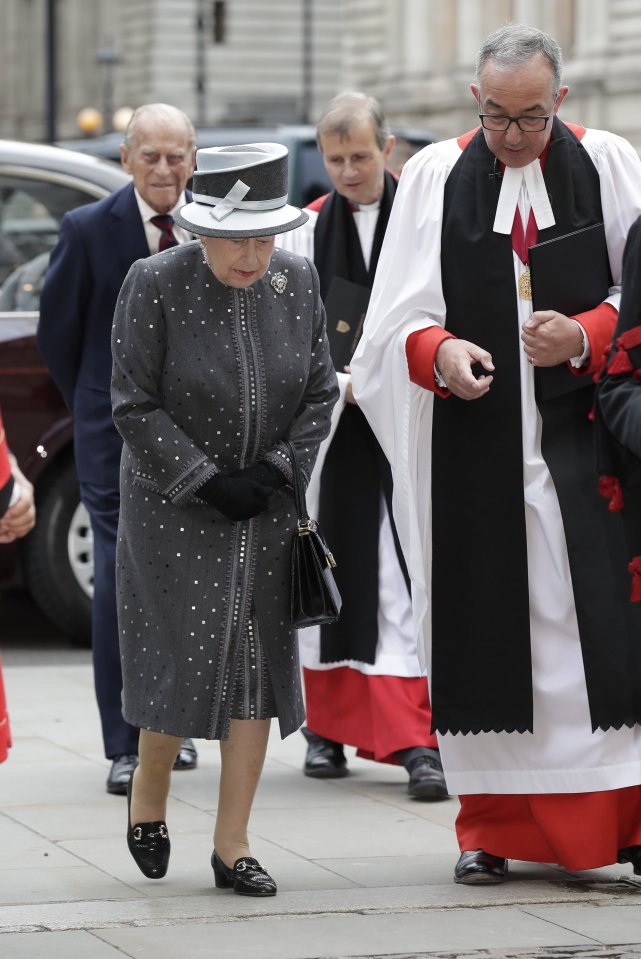  The Queen attended a service at Westminster Abbey this evening