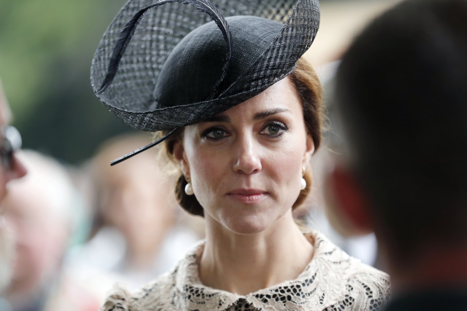  Kate chats to others attending the event